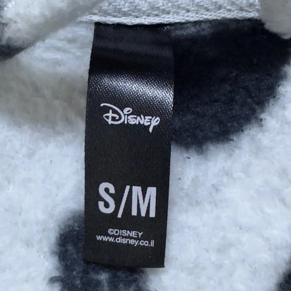 Disney Black and White Fleece Robe - Picture 5 of 5